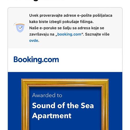 Sound Of The Sea Apartment Sveti Stefan Extérieur photo